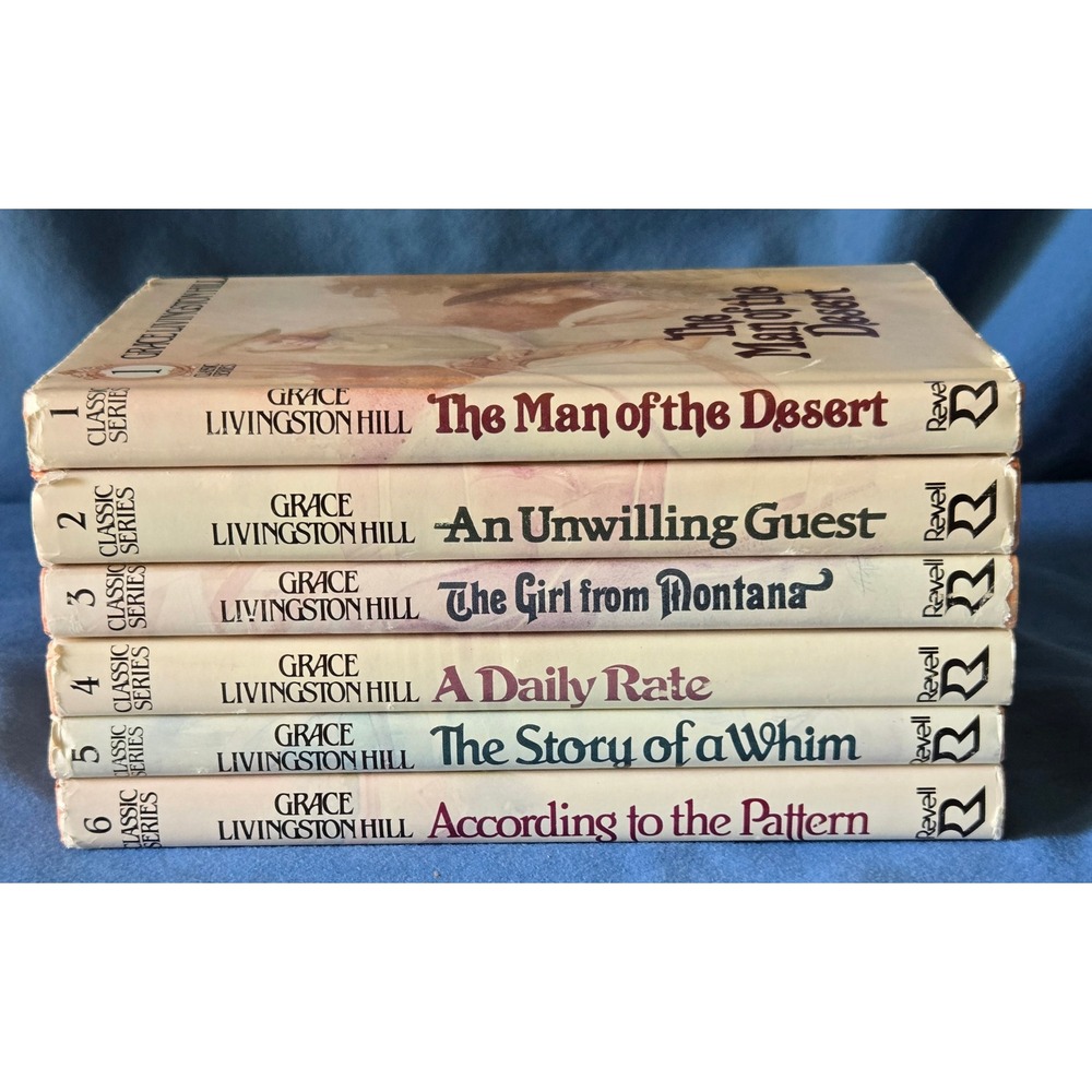 Grace Livingston Hill Classic Series Books 1-6 Hardcover Revell Set Vintage